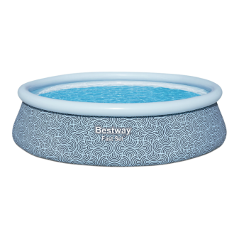 Piscine autoportante ronde 457 x 107 cm Fast Set géométrique