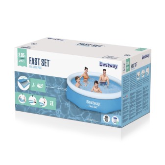 Piscine autoportante ronde Fast Set 305 x 76 cm avec filtration