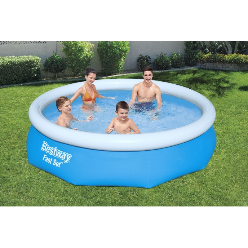 Piscine autoportante ronde Fast Set 305 x 76 cm avec filtration