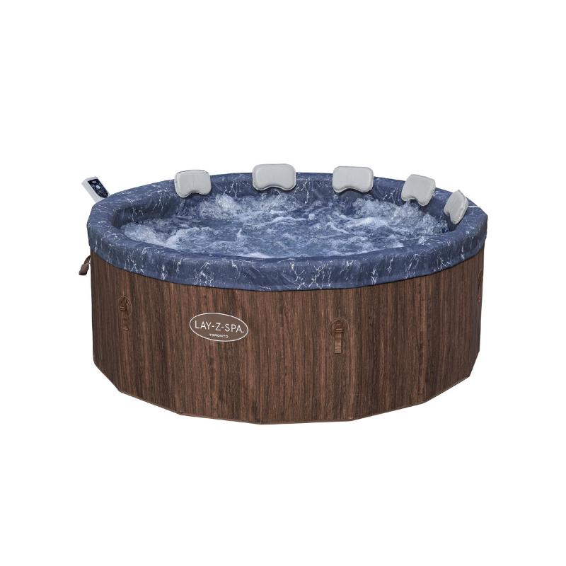 Spa gonflable rond Lay-Z-Spa Toronto Smart AirJet 5-7 personnes écoénergétique WIFI Bestway