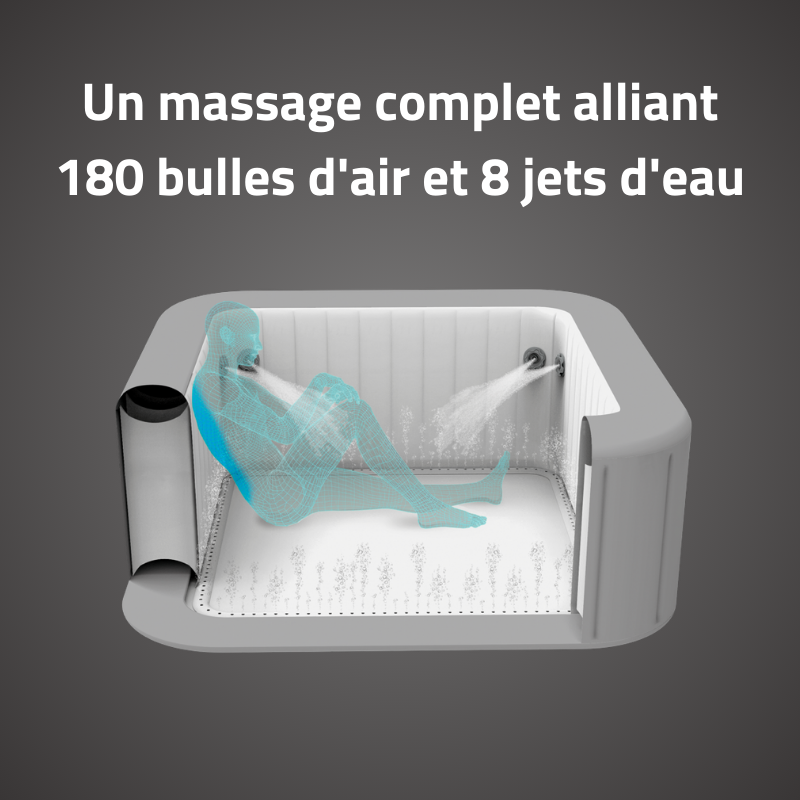 Spa gonflable carré Lay-Z-Spa Maldives HydroJet Pro 5-7 personnes WIFI Bestway Spa gonflable carré Lay-Z-Spa Maldives HydroJet Pro 5-7 personnes WIFI Bestway