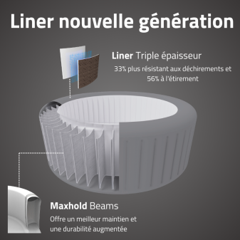 Spa gonflable rond Lay-Z-Spa Cabo HydroJet 4-6 personnes WIFI Bestway