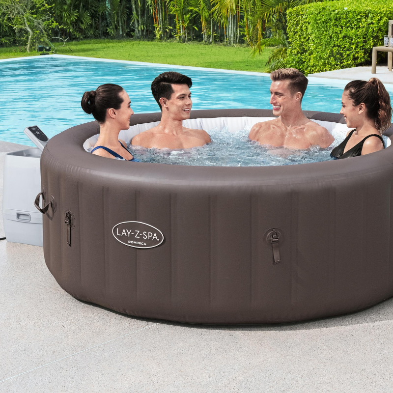Spa gonflable rond Lay-Z-Spa Dominica HydroJet 4-6 personnes WIFI Bestway