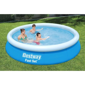 Piscine autoportante ronde Fast Set 366 x 76 cm avec filtration