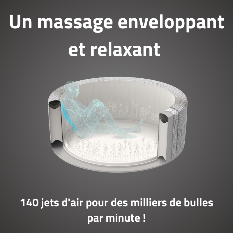 Spa gonflable rond Lay-Z-Spa Bali Smart AirJet 4-6 personnes WIFI Bestway