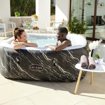 Spa gonflable carré Lay-Z-Spa Hollywood Luxe AirJet LED 4-6 personnes