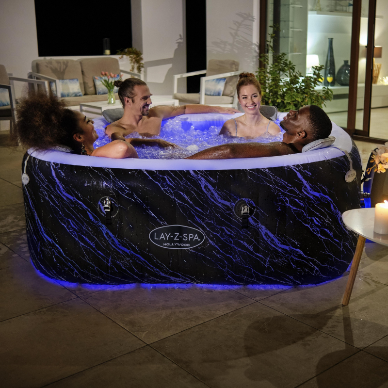 Spa gonflable rond Lay-Z-Spa Hollywood Luxe AirJet? 4-6 personnes