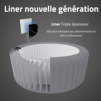 Spa gonflable rond Lay-Z-Spa Hollywood Luxe AirJet? 4-6 personnes