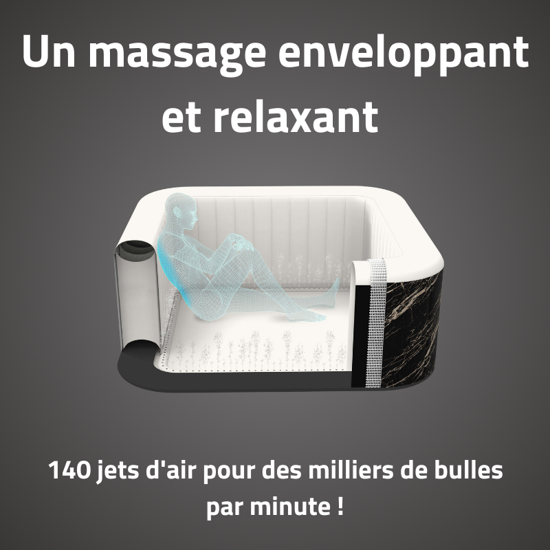 Spa gonflable rond Lay-Z-Spa Hollywood Luxe AirJet? 4-6 personnes
