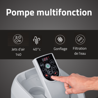 Spa gonflable rond Lay-Z-Spa Ibiza AirJet? 4-6 personnes