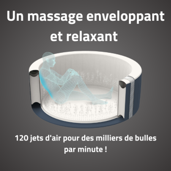Spa gonflable rond Lay-Z-Spa Miami AirJet 2-4 personnes WIFI Bestway