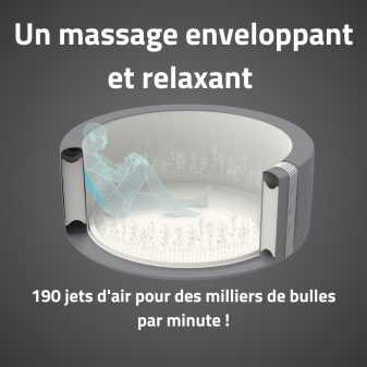 Spa gonflable rond Lay-Z-Spa Grenada AirJet 8 places Bestway