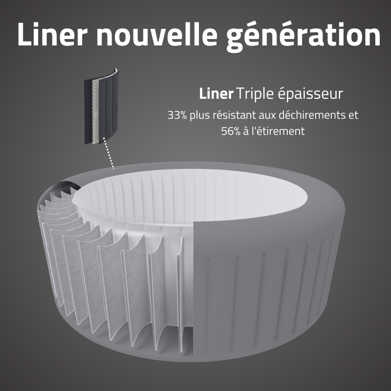 Spa gonflable carré Lay-Z-Spa Hawaii Hydrojet Pro 4-6 personnes