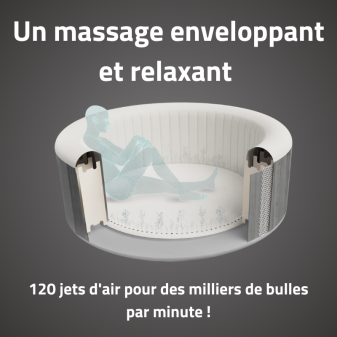 Spa gonflable rond Lay-Z-Spa Fiji Airjet 2-4 personnes