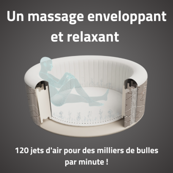 Spa gonflable rond Lay-Z-Spa Madrid AirJet 2-4 personnes WIFI Bestway Spa gonflable rond Lay-Z-Spa Madrid AirJet 2-4 personnes WIFI Bestway