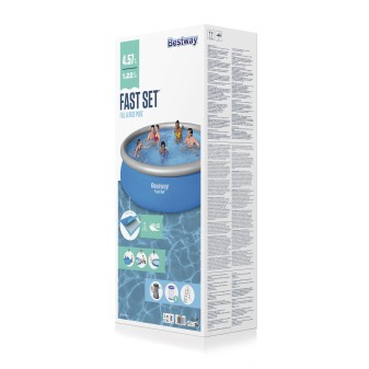 Piscine autoportante Fast Set ronde 457 x 122 cm avec accessoires