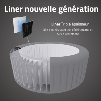 Spa gonflable rond Lay-Z-Spa Hollywood Airjet  4-6 personnes