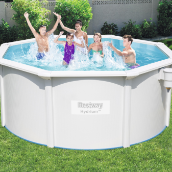 Piscine acier ronde Bestway Hydrium 300 x 120 cm blanc