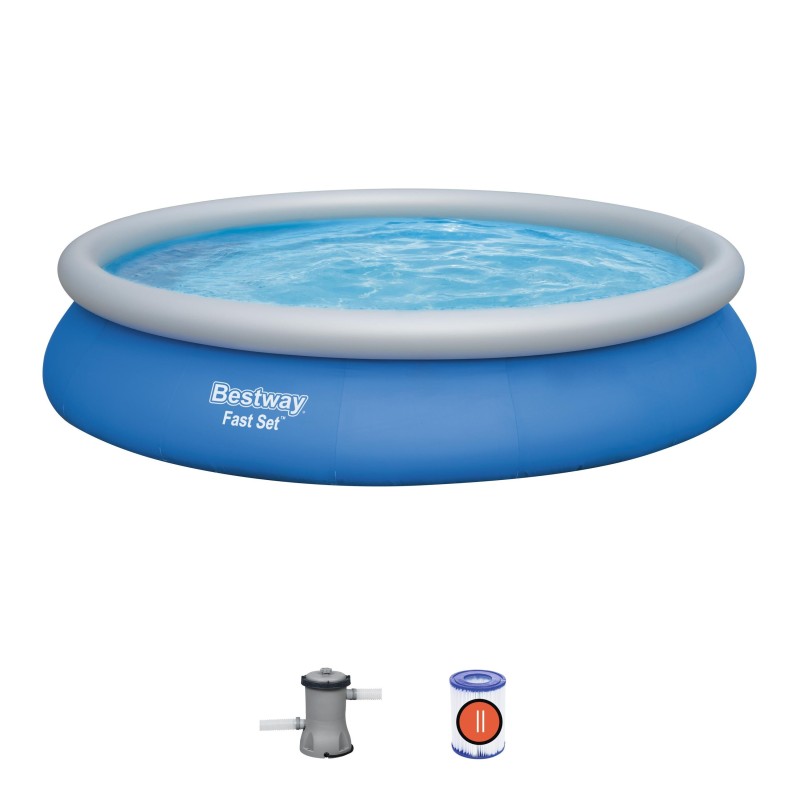 Piscine autoportante Fast Set 457 x 84 cm bleue