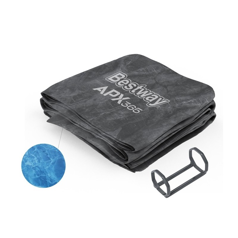 Liner pour piscine APX 365 ronde avec anneau plastique - 549  x 132 cm