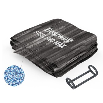 Liner avec anneau plastique pour piscine Steel Pro MAX ronde - 366 x 100 cm