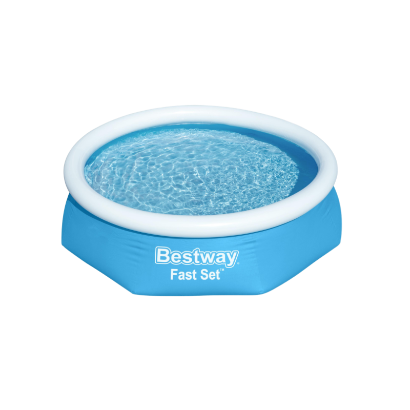 Piscine Gonflable Ronde Bestway Fast Set 244x61 Bleue