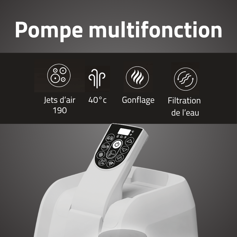 Spa gonflable rond Lay-Z-Spa Grenada AirJet 8 places Bestway