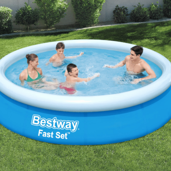 Piscine Gonflable Ronde Bestway Fast Set 366x76 Bleue