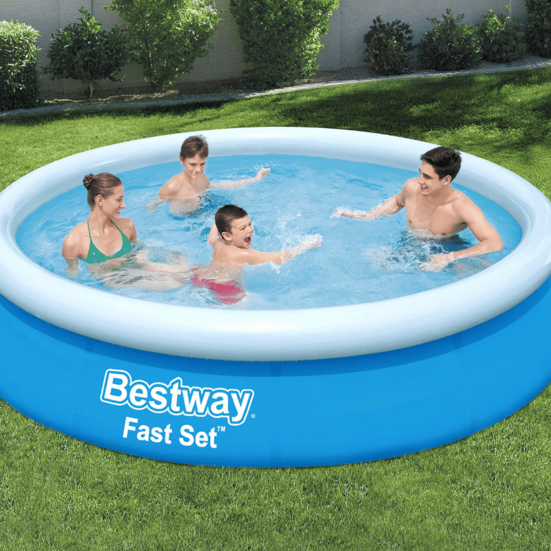 Piscine Gonflable Ronde Bestway Fast Set 366x76 Bleue