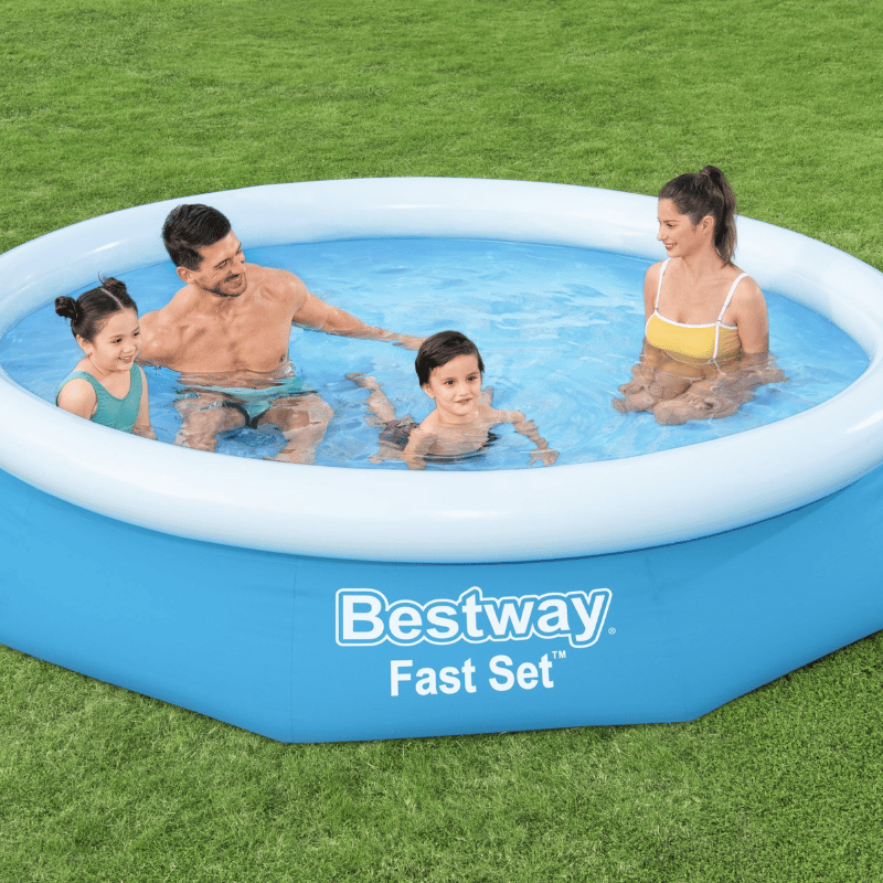 Piscine Gonflable Ronde Bestway Fast Set 305x66 Bleue
