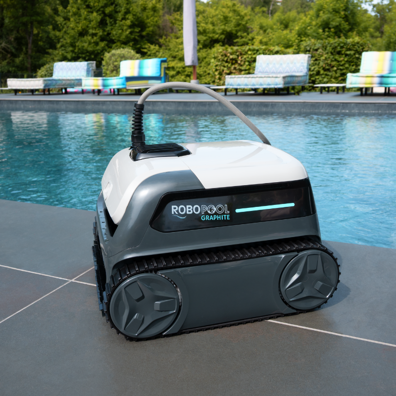 Robot Piscine Graphite - Fond et Parois 32m²