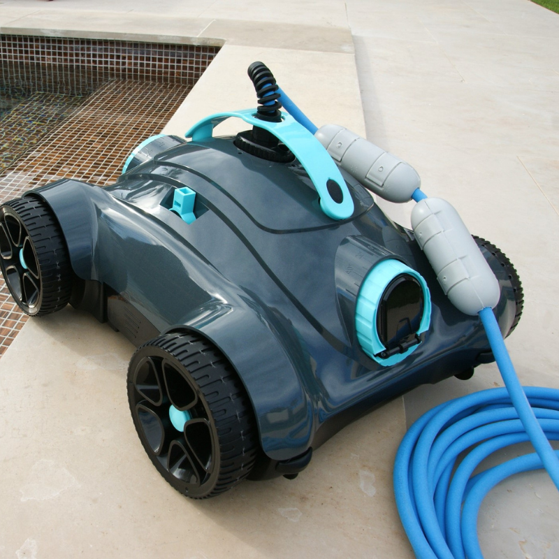 Robot piscine Moly - fond plat & pentes - 28 m² max