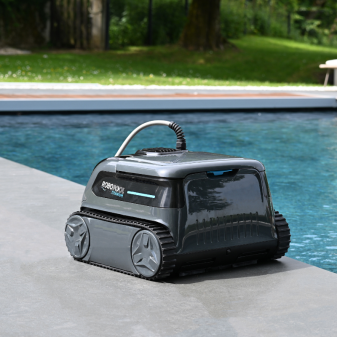 Robot piscine électrique Titanium - nettoie fond et parois - 5x10m max
