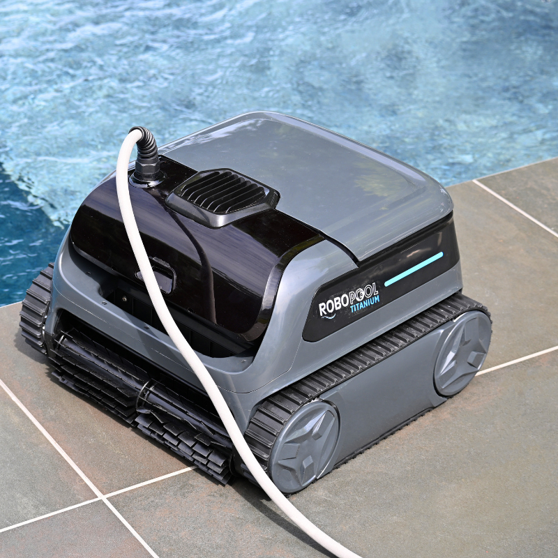 Robot piscine Titanium - fond & parois - 5x10 m max