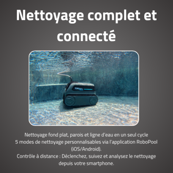 Robot Piscine Titanium - Fond et Parois 50m² Robot Piscine Titanium - Fond et Parois 50m²
