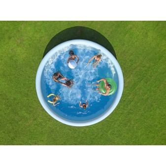 Piscine autoportante ronde 457 x 107 cm Fast Set décor géométrique
