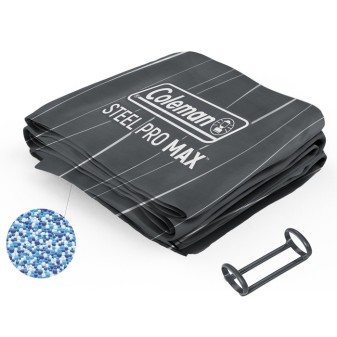 Liner avec anneau plastique pour piscine Steel Pro MAX Coleman ronde - 457 x 107 cm
