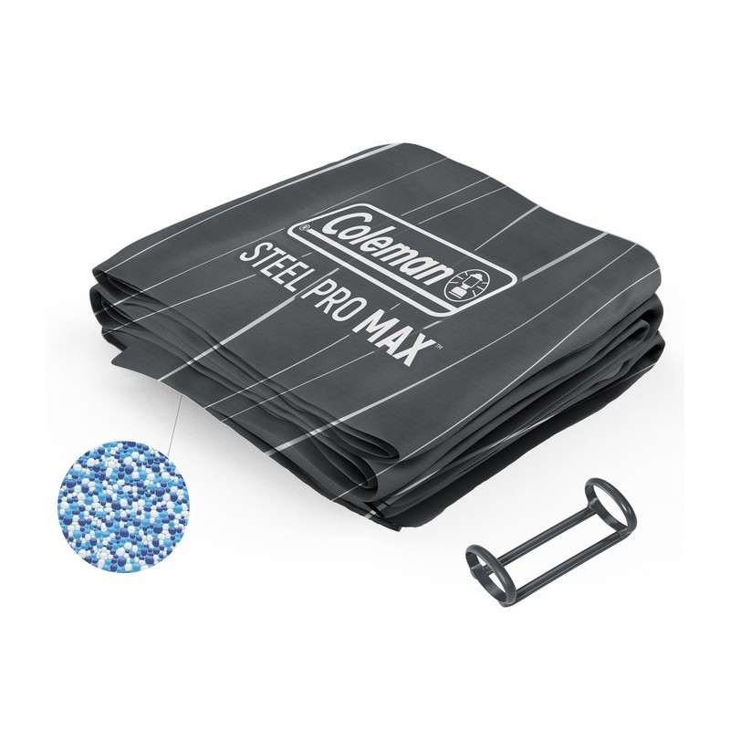 Liner avec anneau plastique pour piscine Steel Pro MAX Coleman ronde - 457 x 107 cm