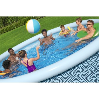 Piscine autoportante ronde 457 x 107 cm Fast Set décor géométrique