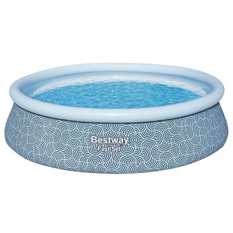 Piscine autoportante ronde 457 x 107 cm Fast Set décor géométrique
