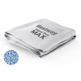 Liner avec anneau plastique pour piscine Steel Pro MAX ronde - 305 x 76 cm