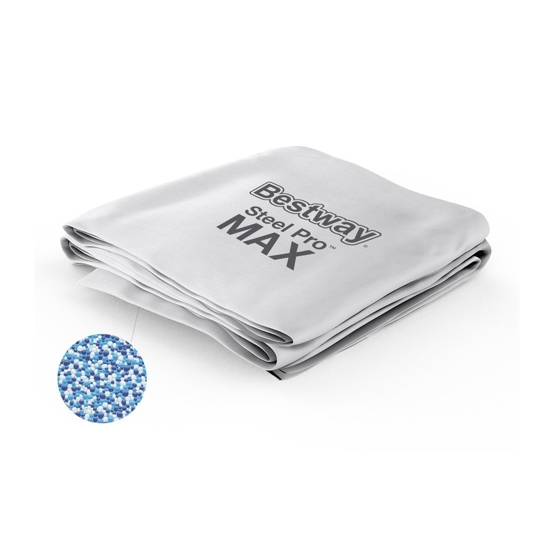 Liner avec anneau plastique pour piscine Steel Pro MAX ronde - 305 x 76 cm