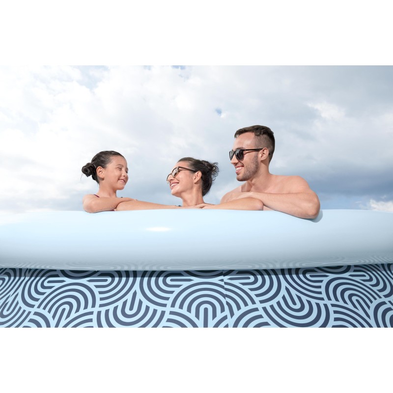 Piscine autoportante ronde 396 x 84 cm Fast Set avec pompe