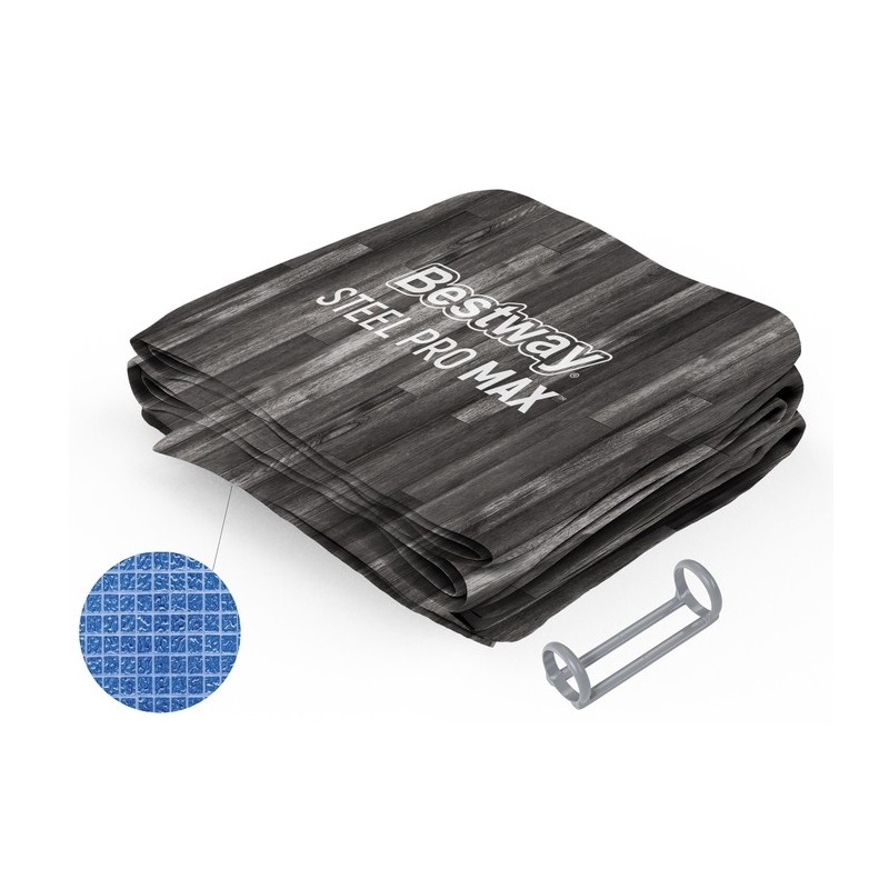 Liner avec anneau plastique pour piscine Steel Pro MAX ovale - 610 x 366 x 122 cm