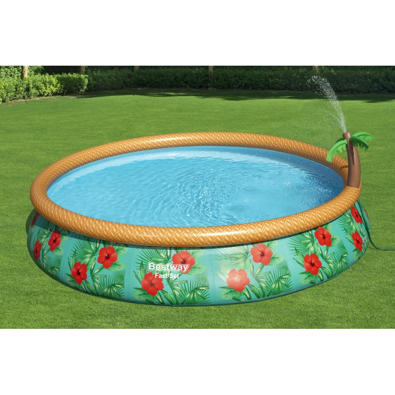 Piscine autoportante Fast Set ronde 457 x 84 cm avec filtration