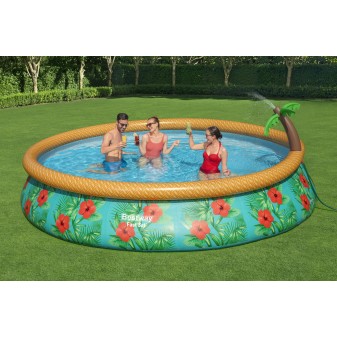 Piscine autoportante Fast Set ronde 457 x 84 cm avec filtration