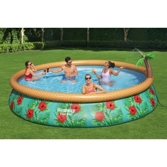 Piscine autoportante Fast Set ronde 457 x 84 cm avec filtration