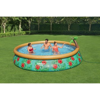 Piscine autoportante Fast Set ronde 457 x 84 cm avec filtration