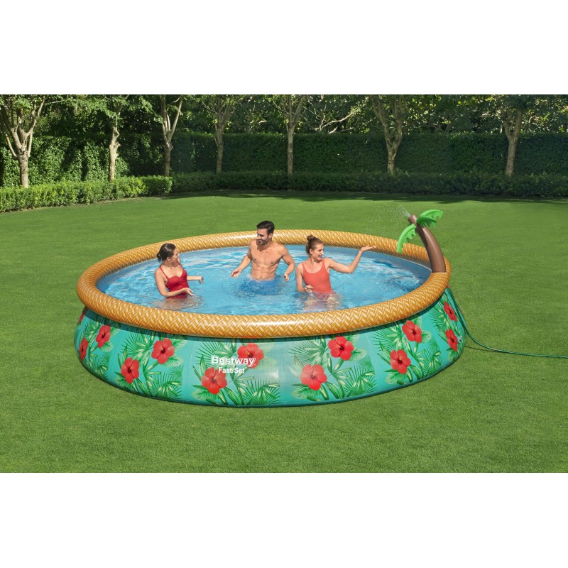 Piscine autoportante Fast Set ronde 457 x 84 cm avec filtration