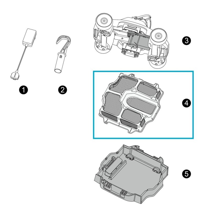 Couvercle de filtre pour robot AquaTronix G200 - 58765